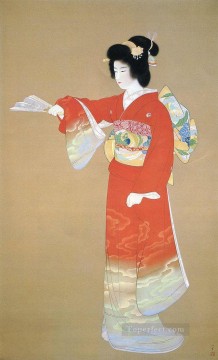 日本 Painting - 能舞前奏曲 1936年 上村松園 日本